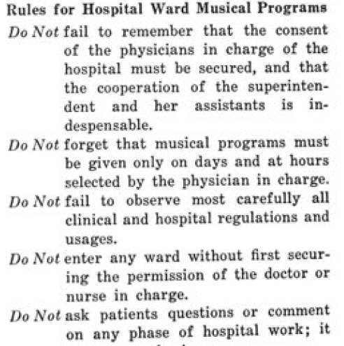 Ilsen's "do nots"