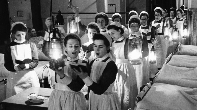 nurses singing in hospital