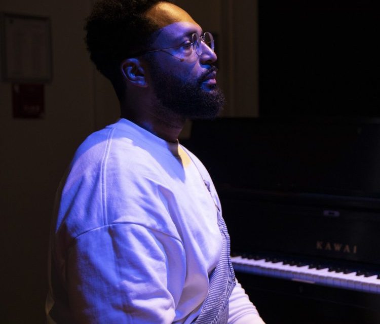 Kwami Coleman at the piano